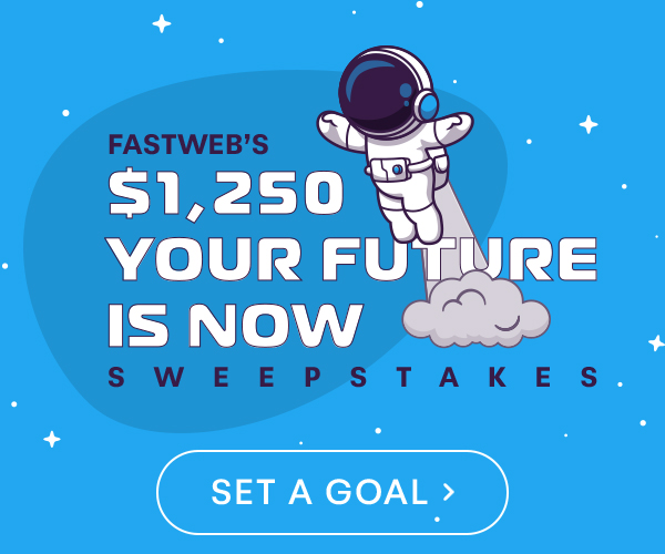 Fastweb's $1,250 Your Future is Now Sweepstakes