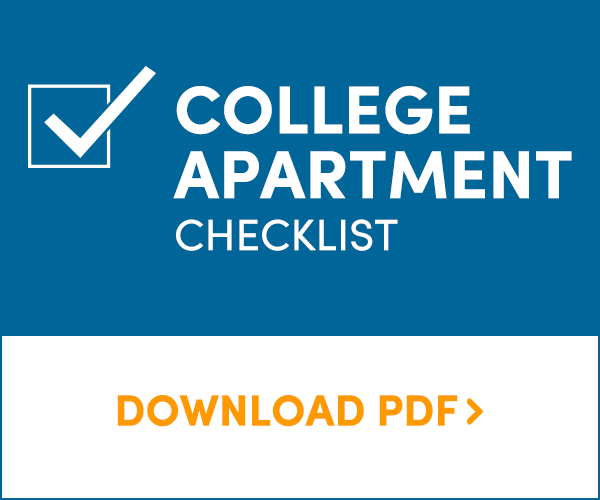 College Apartment Checklist: The Only List You'll Ever Need